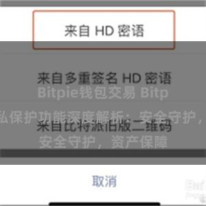 Bitpie钱包交易 Bitpie钱包隐私保护功能深度解析：安全守护，资产保障