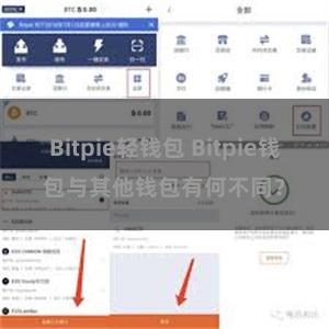 Bitpie轻钱包 Bitpie钱包与其他钱包有何不同？