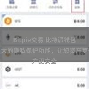 Bitpie交易 比特派钱包：强大的隐私保护功能，让您资产更安全