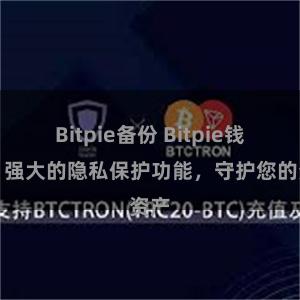 Bitpie备份 Bitpie钱包：强大的隐私保护功能，守护您的资产