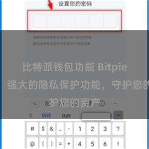 比特派钱包功能 Bitpie钱包：强大的隐私保护功能，守护您的资产