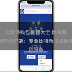 比特派钱包教程大全 比特派APP客户端：专业比特币投资服务