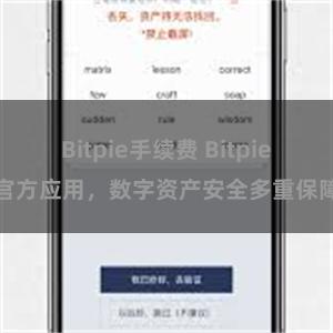Bitpie手续费 Bitpie官方应用，数字资产安全多重保障