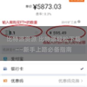比特派资源 比特派轻松下载——新手上路必备指南