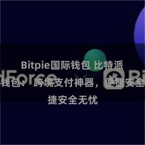 Bitpie国际钱包 比特派国际钱包： 跨境支付神器，便捷安全无忧